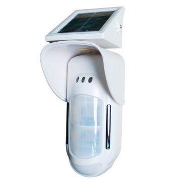 wireless solor dual infrared & MW outdoor detector